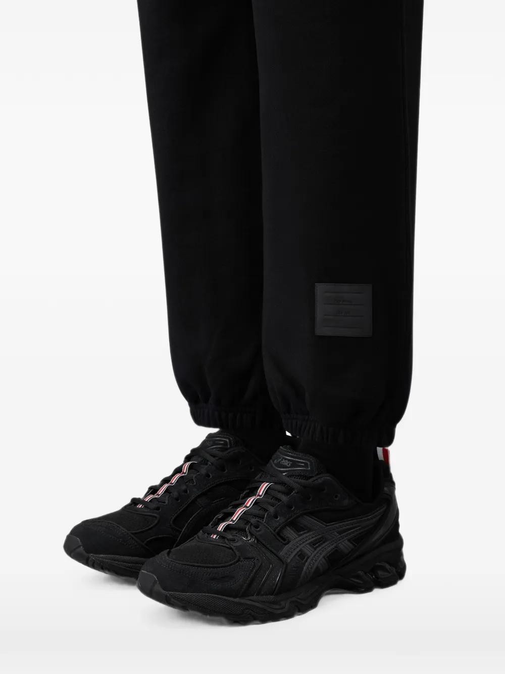 Thom Browne Ruimvallende jersey joggingbroek Zwart