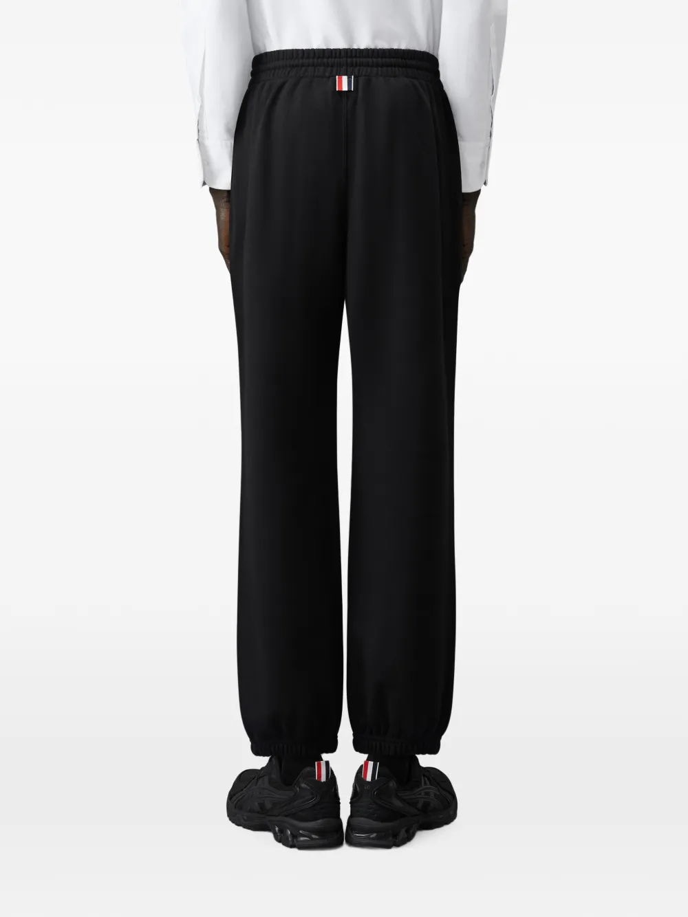 Thom Browne Ruimvallende jersey joggingbroek Zwart