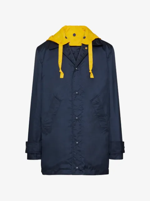 Thom Browne abrigo de ripstop con capucha
