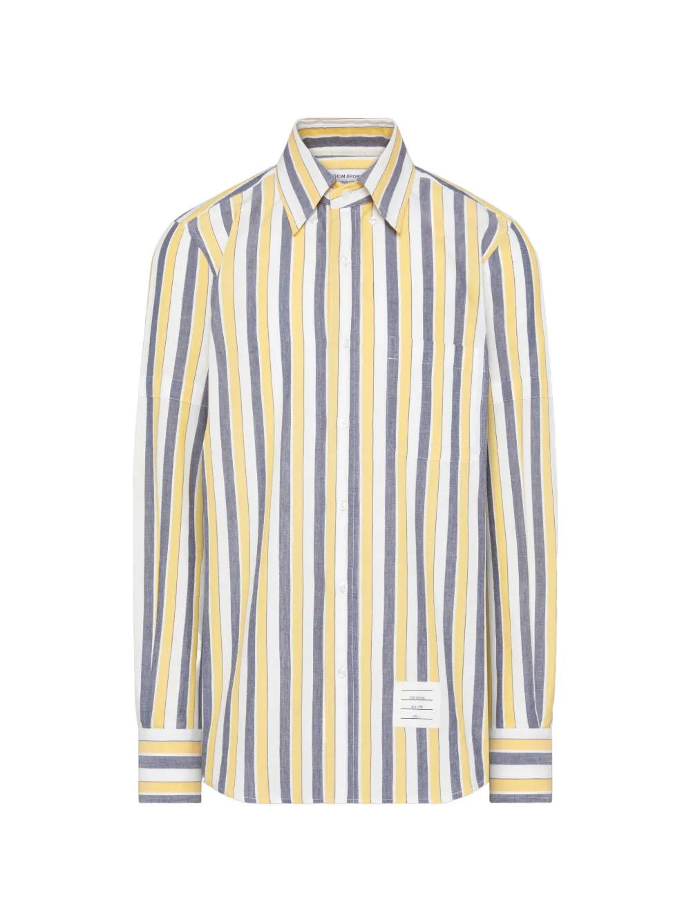 Thom Browne Madras striped shirt - Giallo
