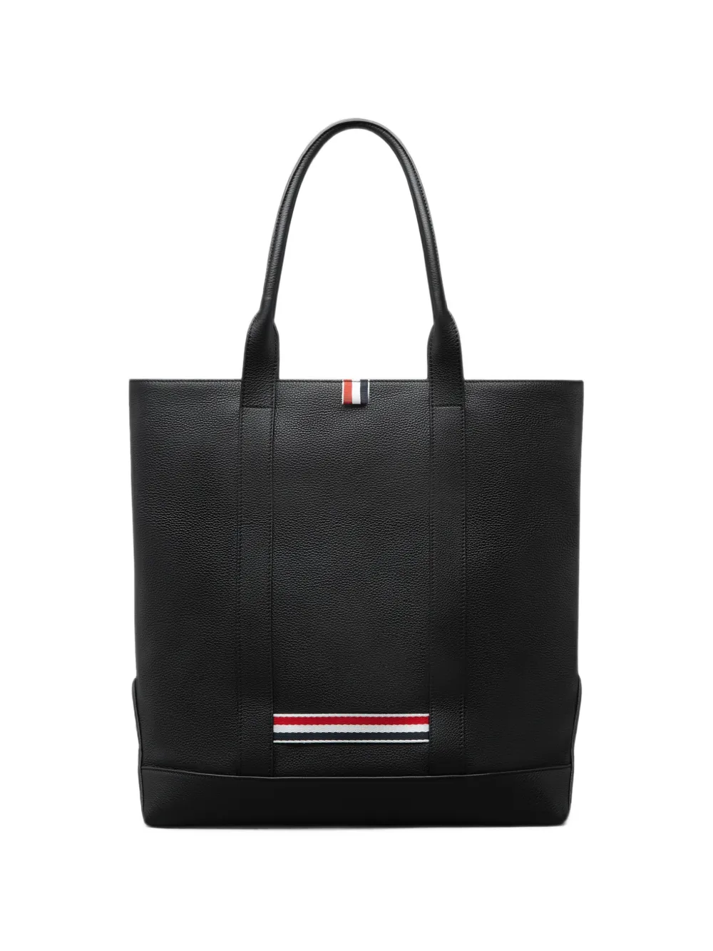 Thom Browne Vertical Tool Tote In Soft Pebble Grain Leather In Pink