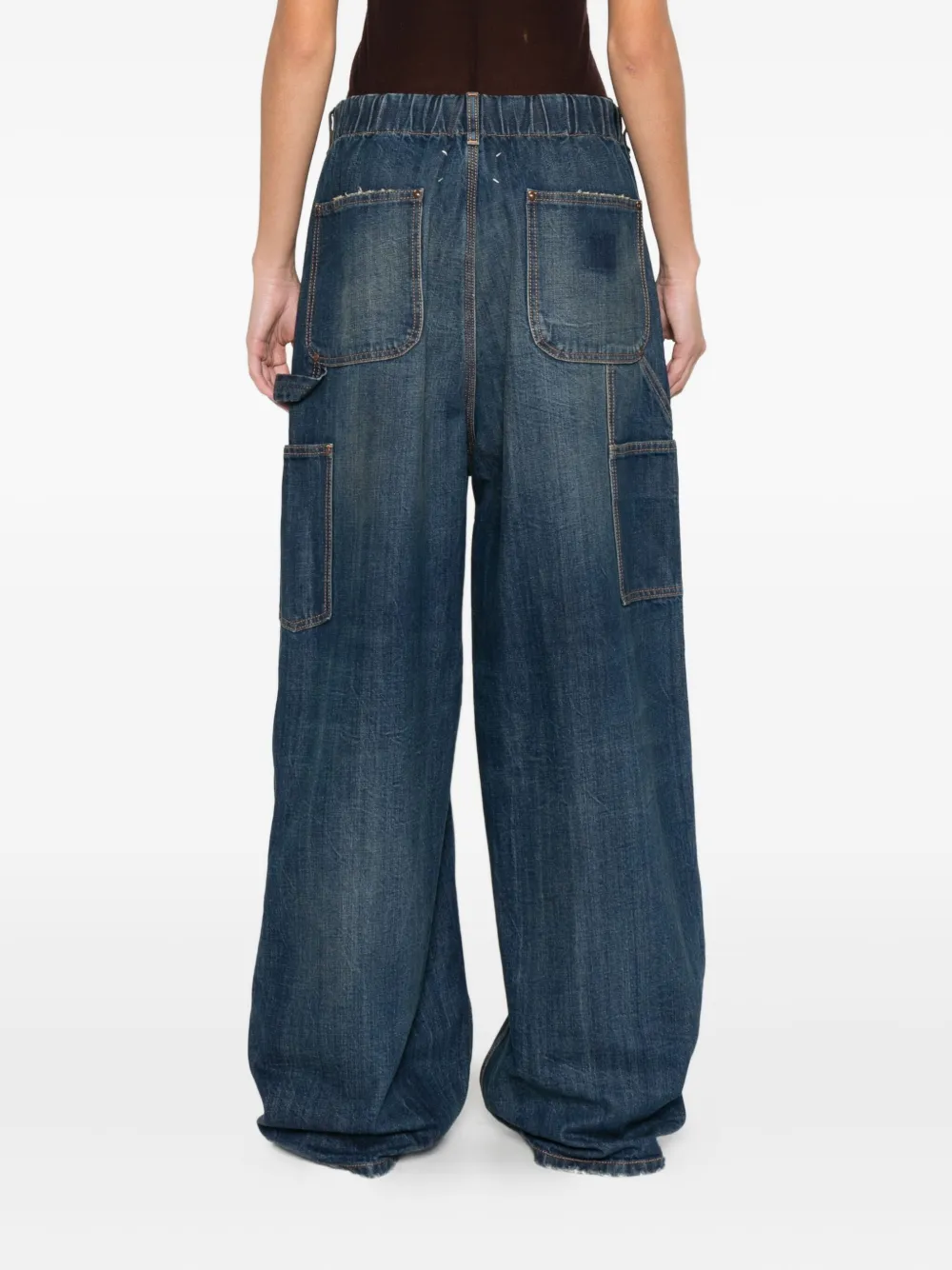 Maison Margiela Denim Cotton Jeans In Blue