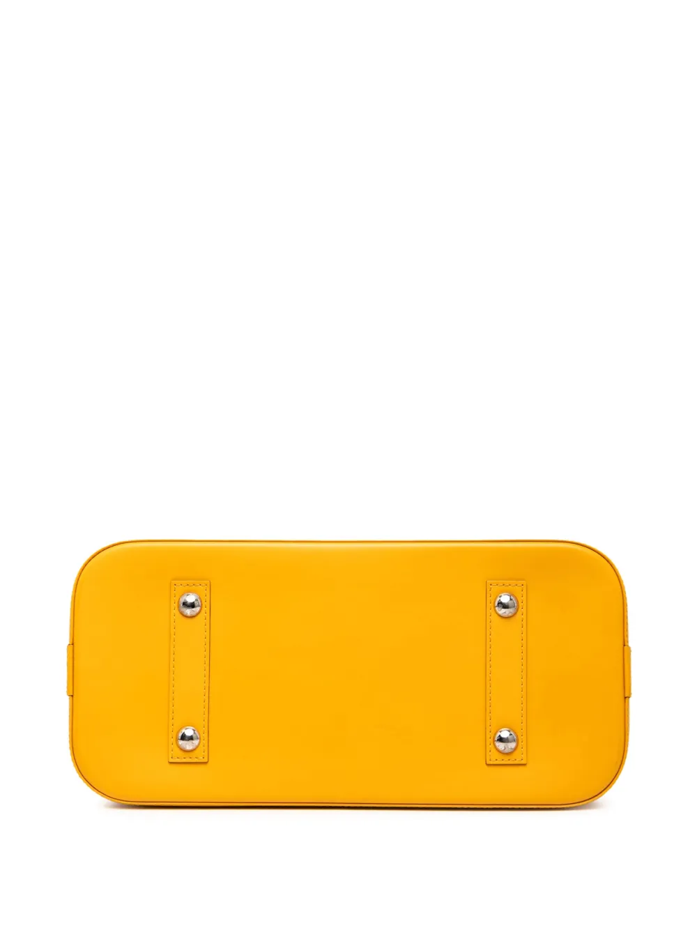 Pre-owned Louis Vuitton 2014 Epi Alma Mm Handbag In Yellow
