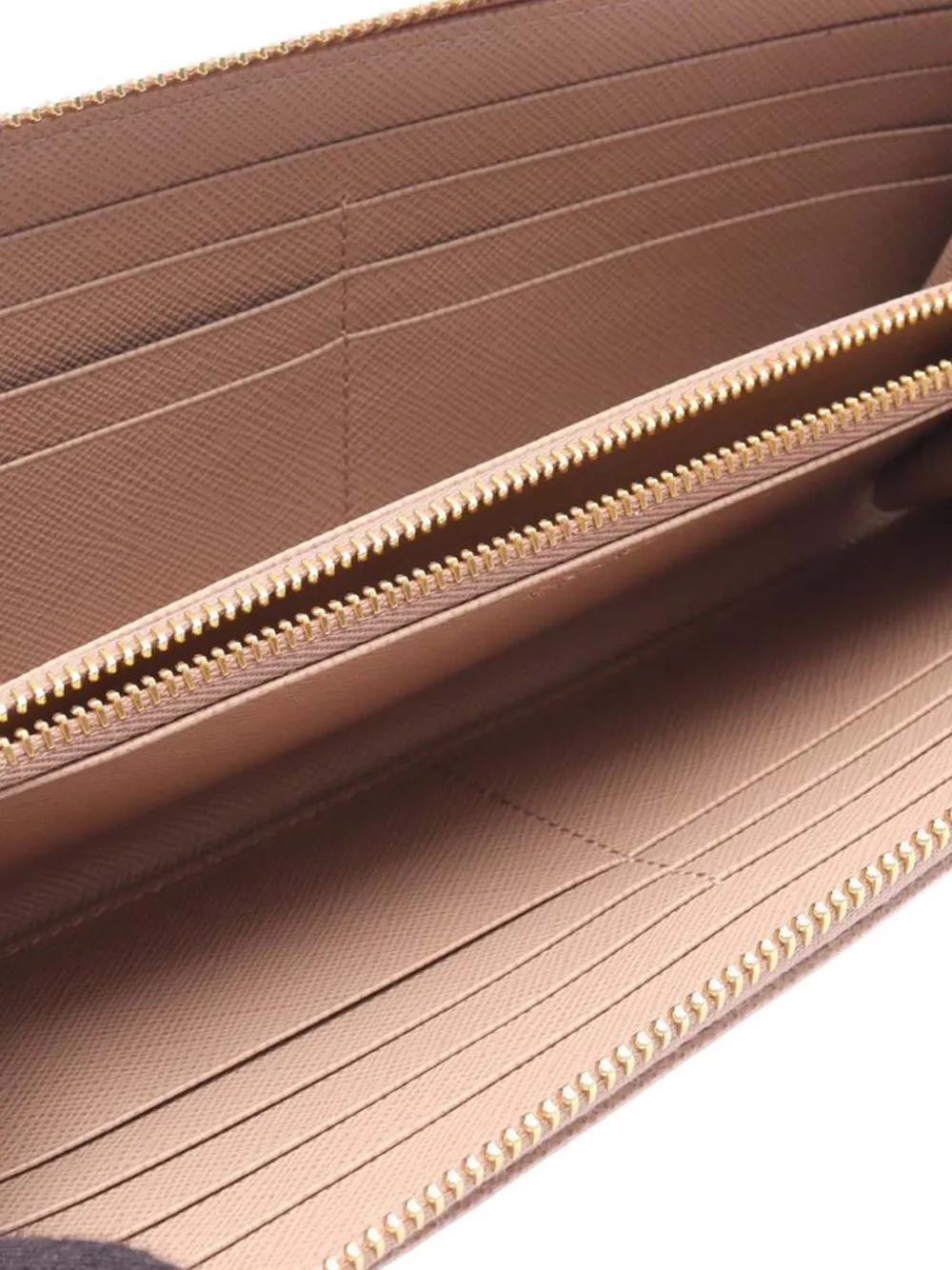 2013-2025 Saffiano Triangle Logo Wallet Long Wallets