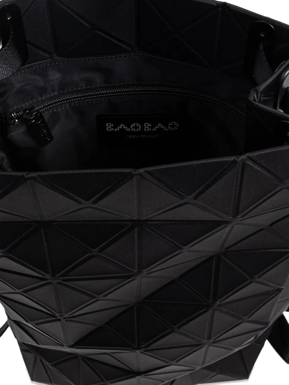 Bao Bao Issey Miyake Geometric-pattern Backpack In Black