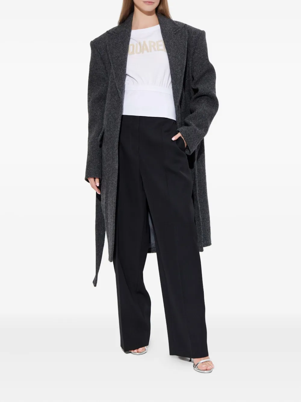 DSQUARED2 playera bordada con moño en la cintura | Playeras y jerséis | Image 2