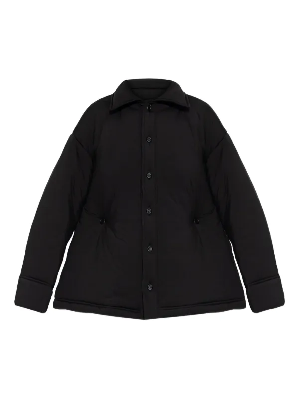 Issey Miyake Pumped-T button-fastening Jacket | Black | FARFETCH JO