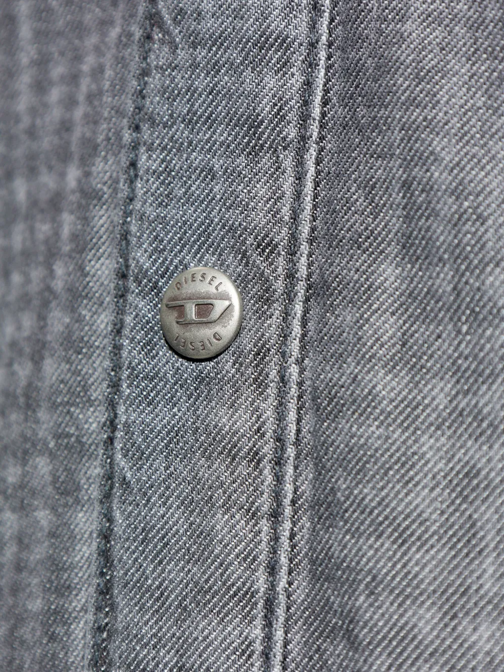 Diesel D-Simply-S11 overhemd met knopen Grijs