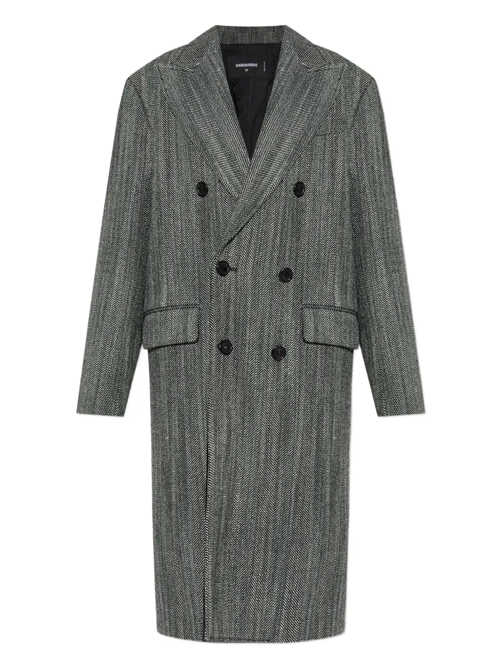 DSQUARED2 herringbone coat | gris | Image 1