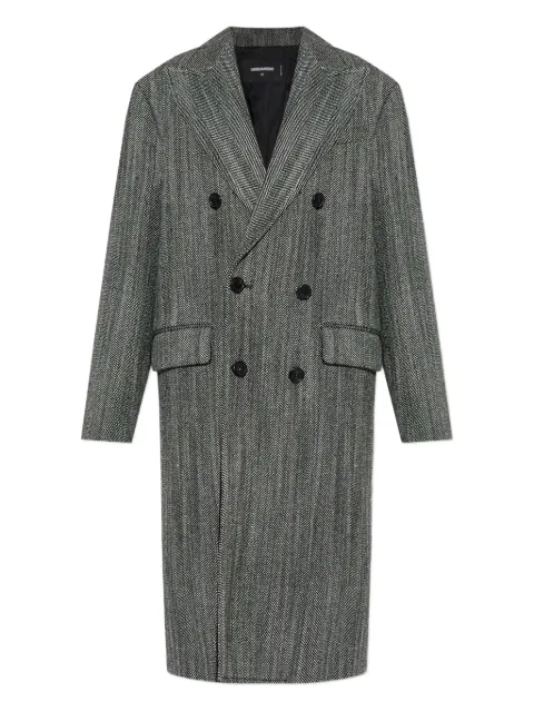 DSQUARED2 herringbone coat