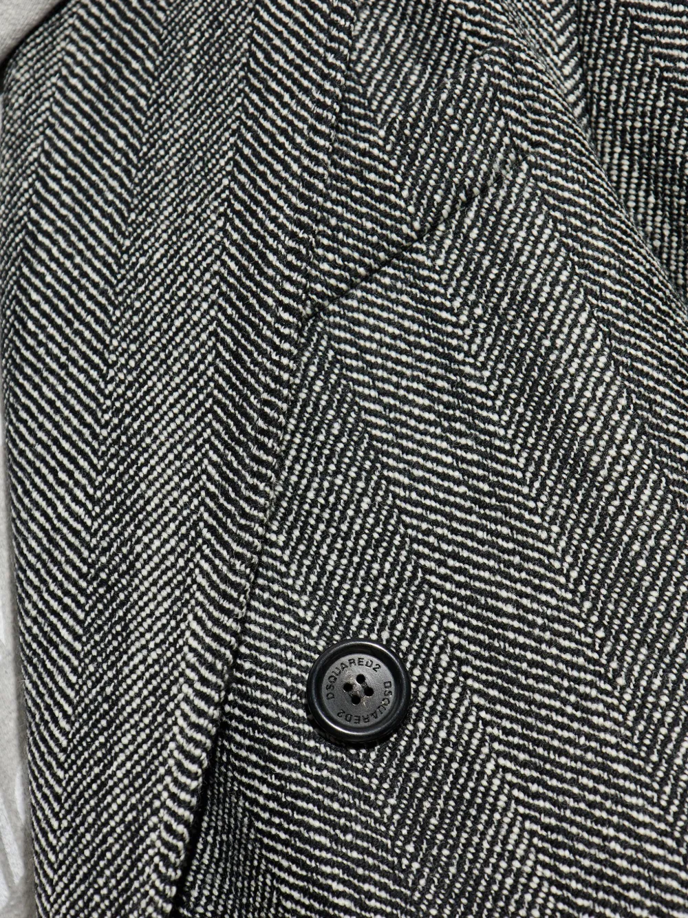 DSQUARED2 Jas met visgraatpatroon Grijs