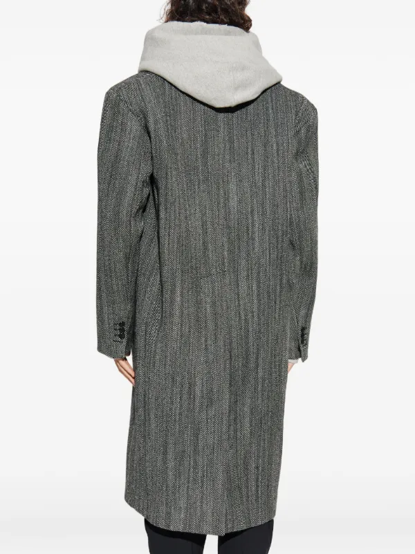 DSQUARED2 ヘリンボーン コート | グレー | FARFETCH JP