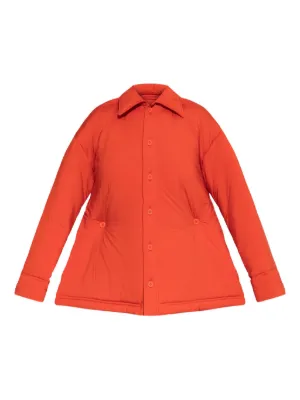 Issey Miyake Zip voluminous-sleeves Jacket | Brown | FARFETCH