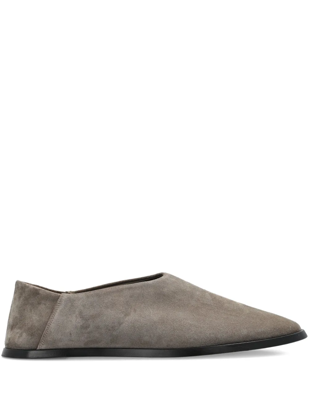 Fear Of God suede pointed loafers | Grey | Image 1