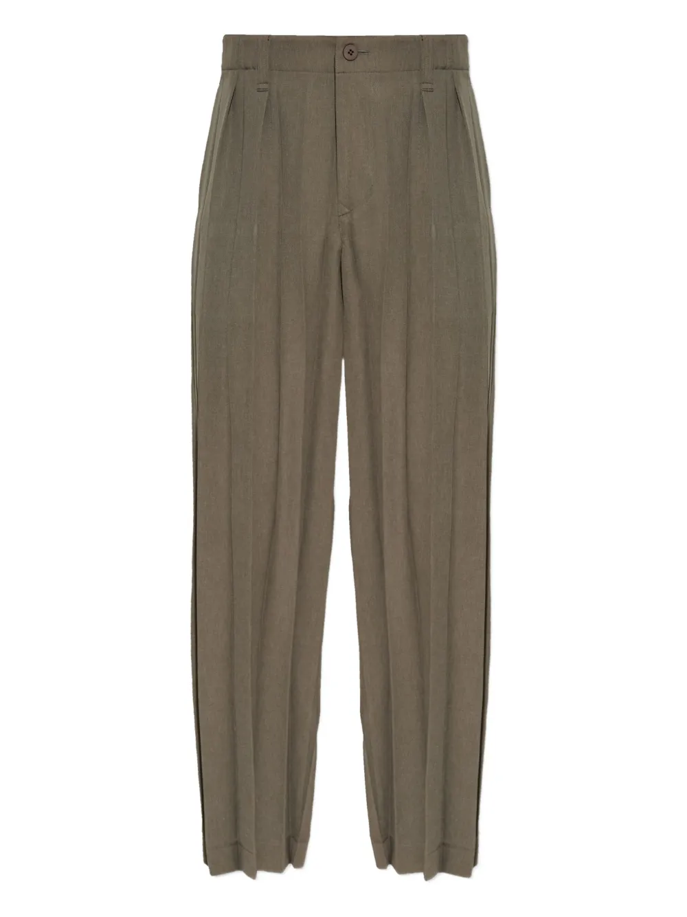 Homme Plissé Issey Miyake プリーツ パンツ - グリーン