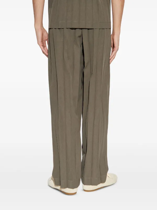 HOMME PLISSÉ ISSEY MIYAKE プリーツパンツ　2　グリーン Homme Plissé Issey Miyake プリーツ パンツ | グリーン | FARFETCH JP