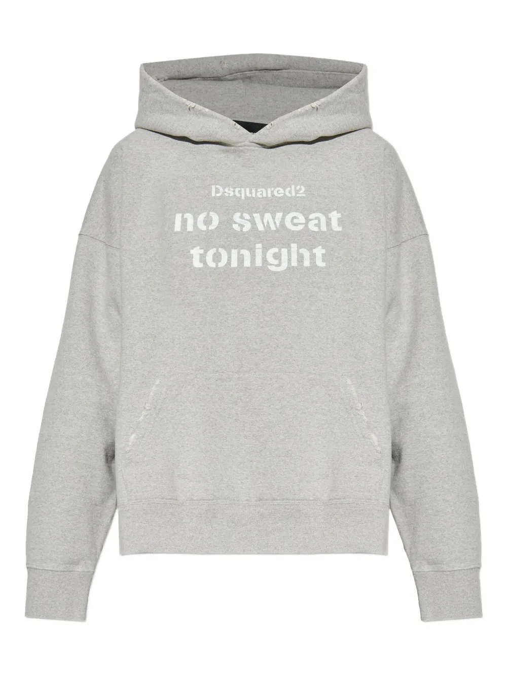 DSQUARED2 distressed hoodie | Grey | Image 1