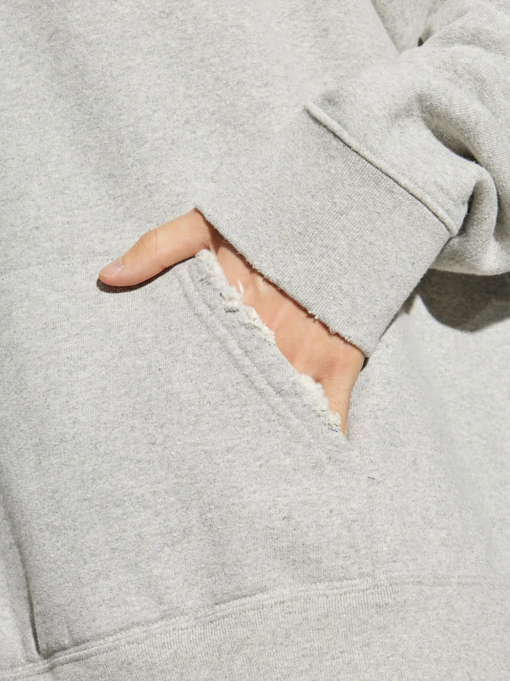 DSQUARED2 Gerafelde hoodie Grijs