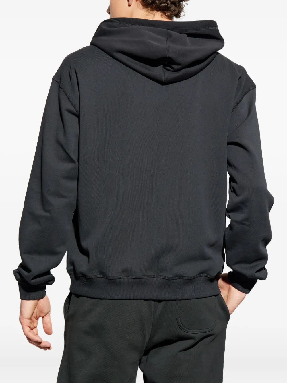Diesel S-Norm hoodie met logoplakkaat Zwart