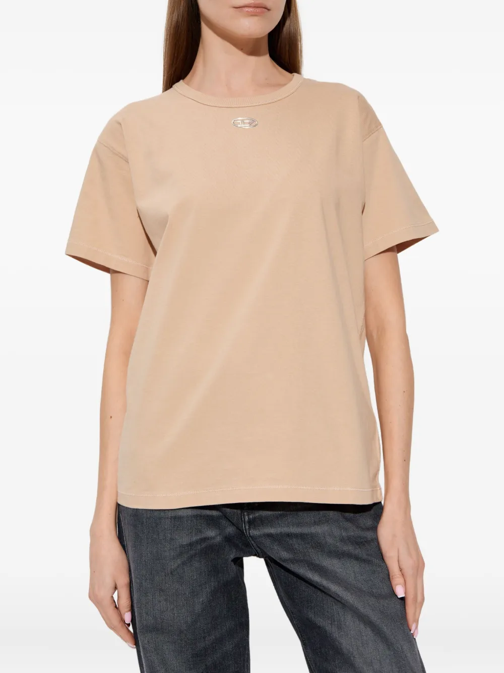 Diesel Normy Od S1 oval-D T-shirt Beige