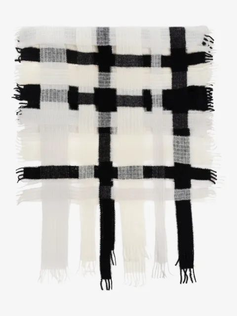 Issey Miyake Raschel フリンジヘム スカーフ