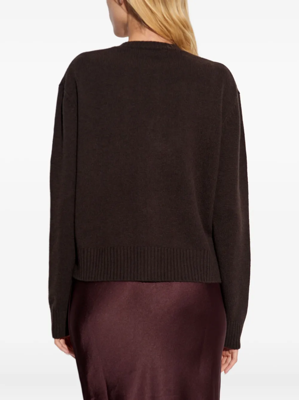 Officine Generale Button-up Cardigan In Brown