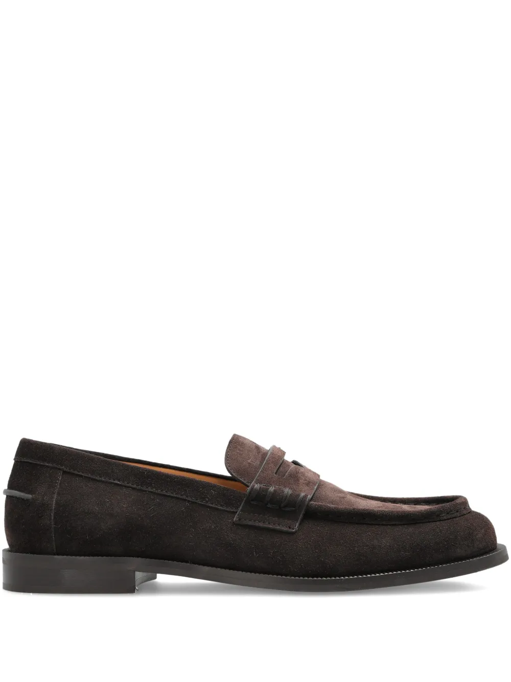 Emporio Armani suede loafers Bruin