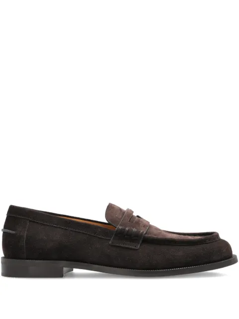 Emporio Armani suede loafers