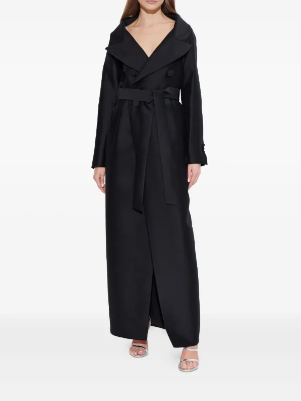 DSQUARED2 Virgin Wool double-breasted Coat | Black | FARFETCH