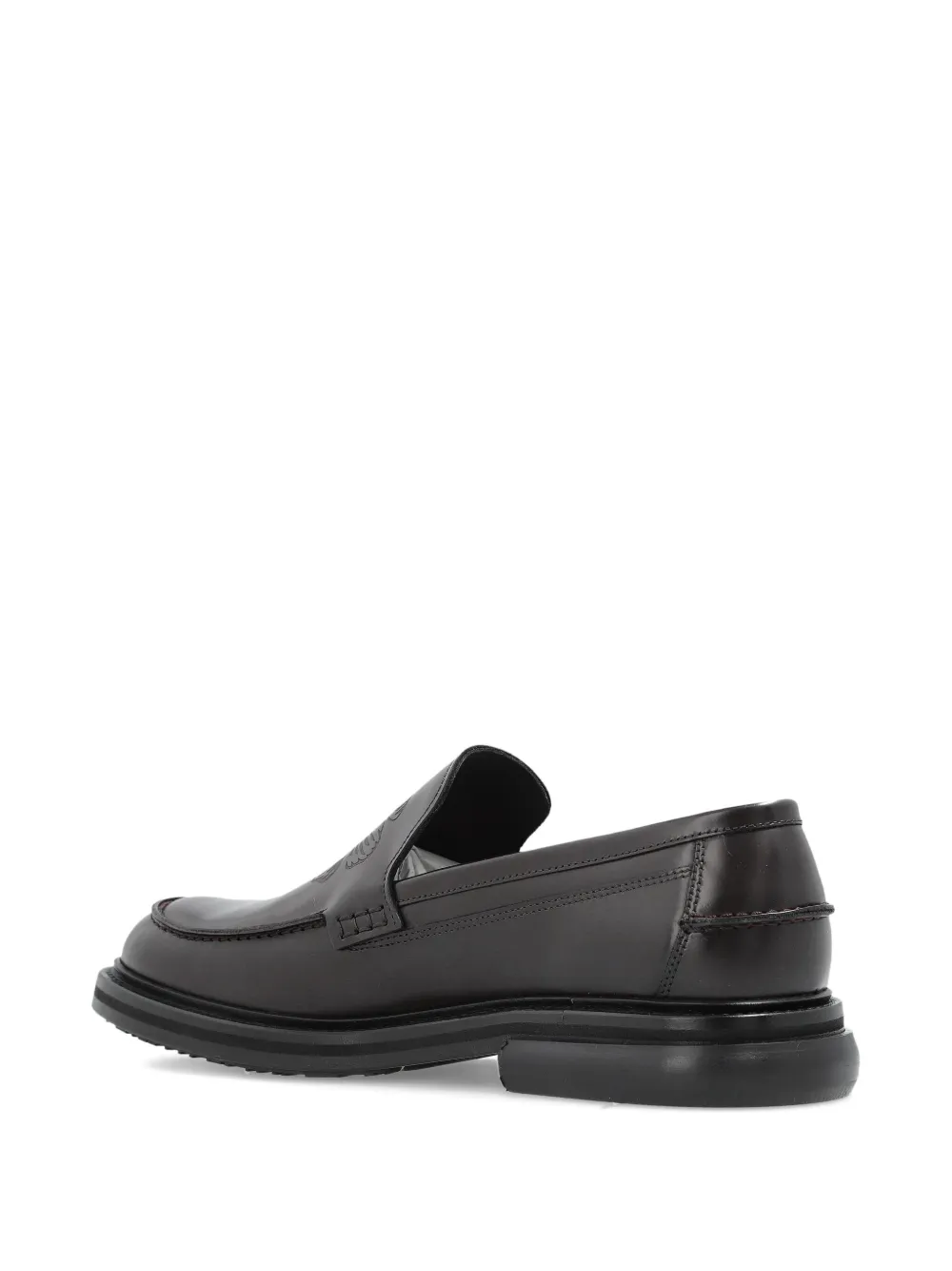 Paul Smith Camini floral-leather loafers Bruin