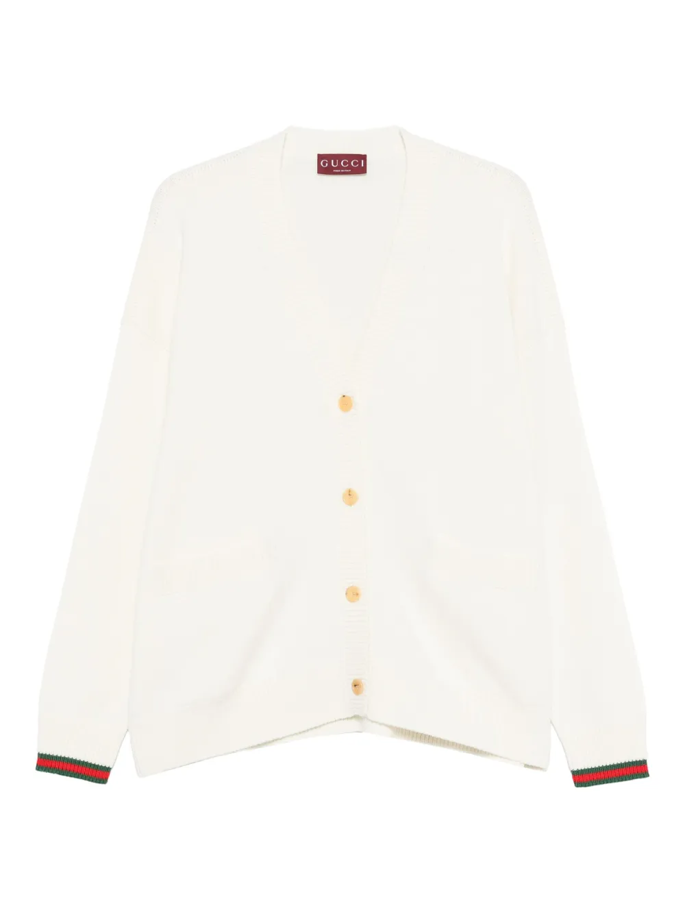 Gucci ポケット カーディガン - ニュートラル Gucci ポケット カーディガン - ニュートラル