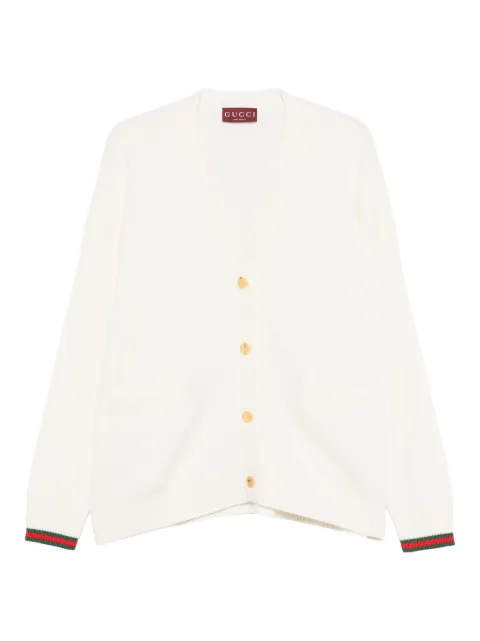 Gucci cárdigan con bolsillo