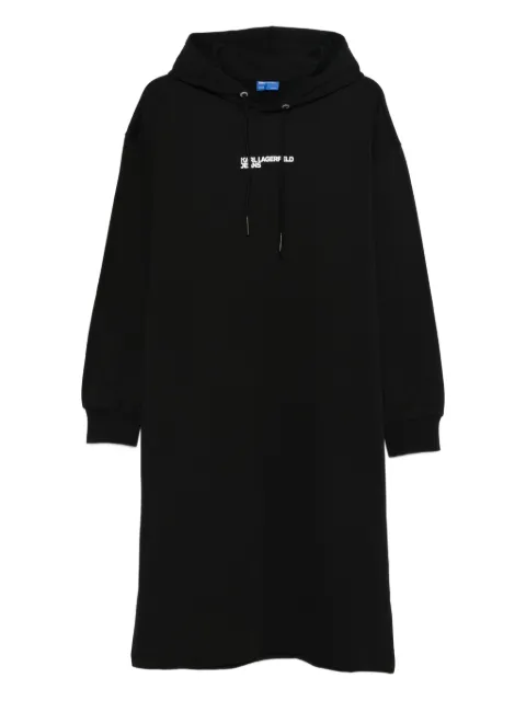 Karl Lagerfeld Jeans logo-print hooded dress