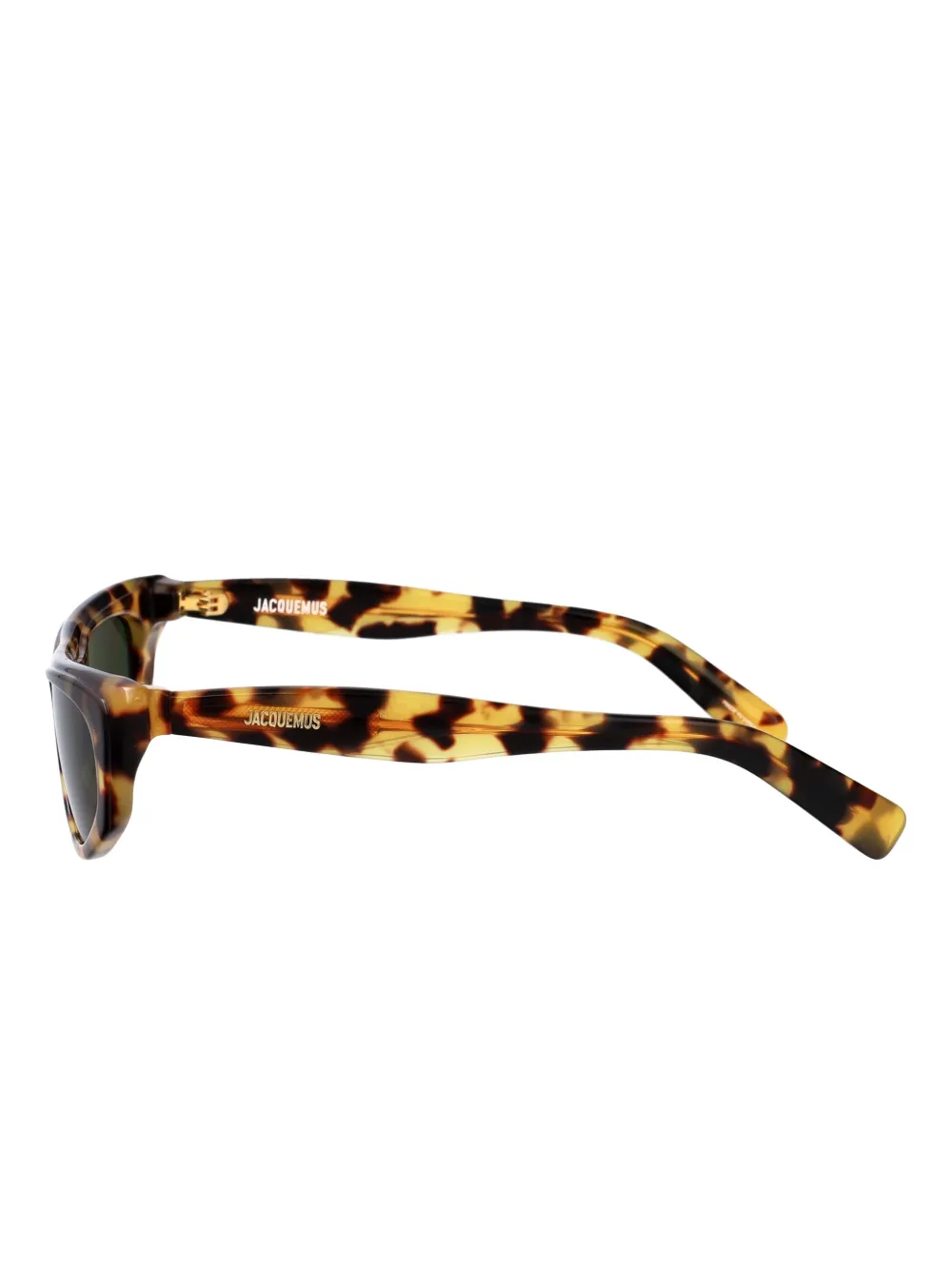 Jacquemus Les Casco zonnebril Bruin