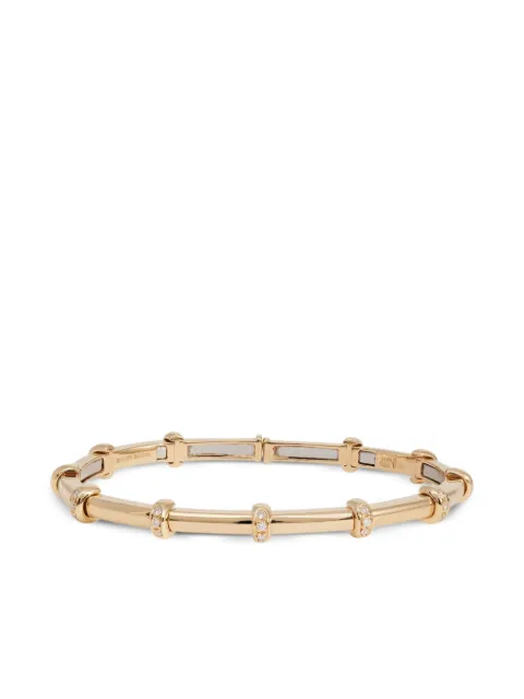Sidney Garber pulsera Carly en oro amarillo de 18kt con diamante