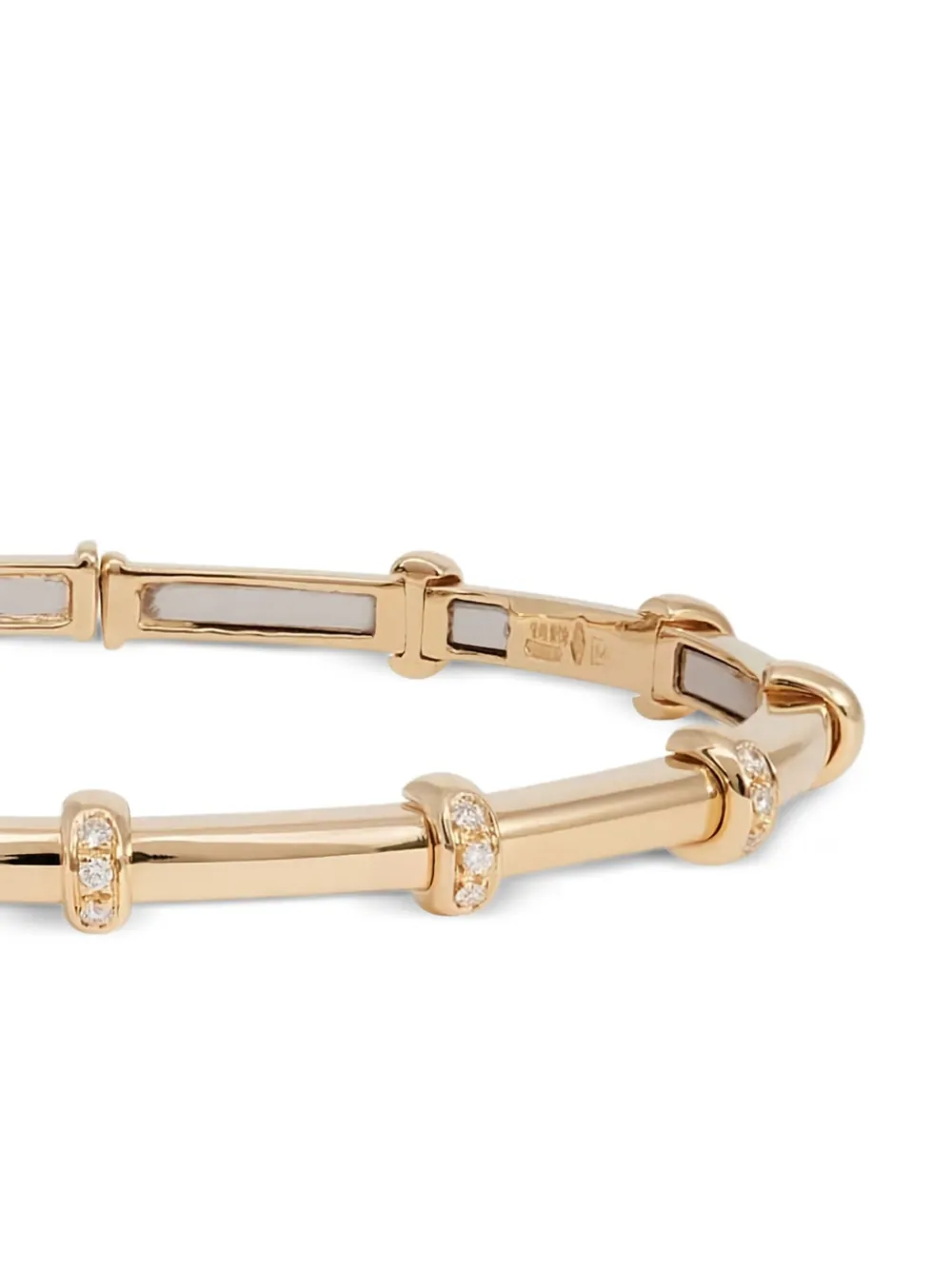 Sidney Garber 18k Yellow Gold Carly Diamond Bracelet In Gold