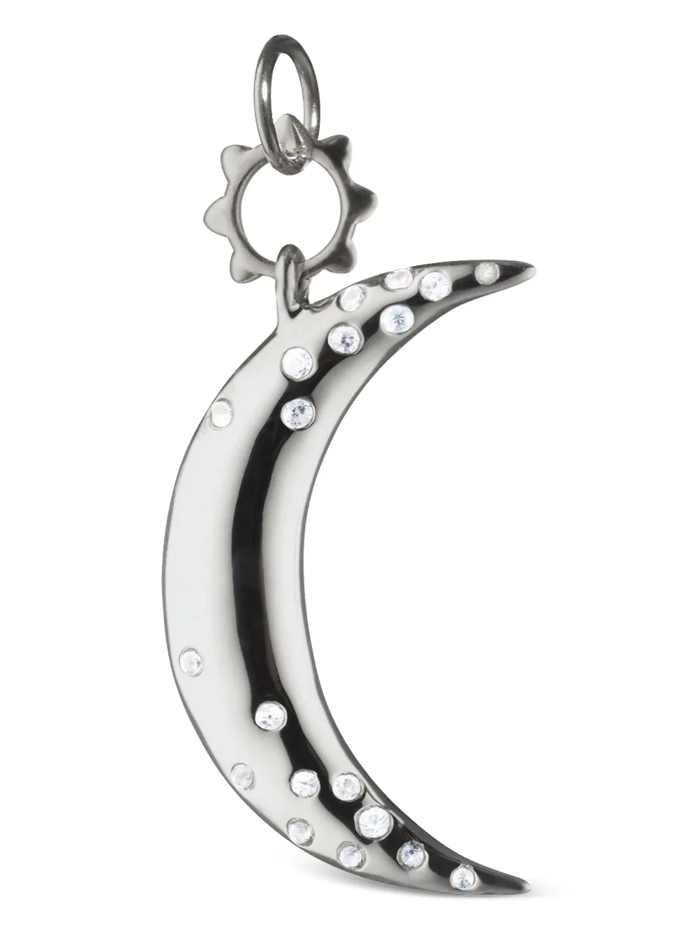 MONICA RICH KOSANN Pendente Sapphire Dream Moon - Argento