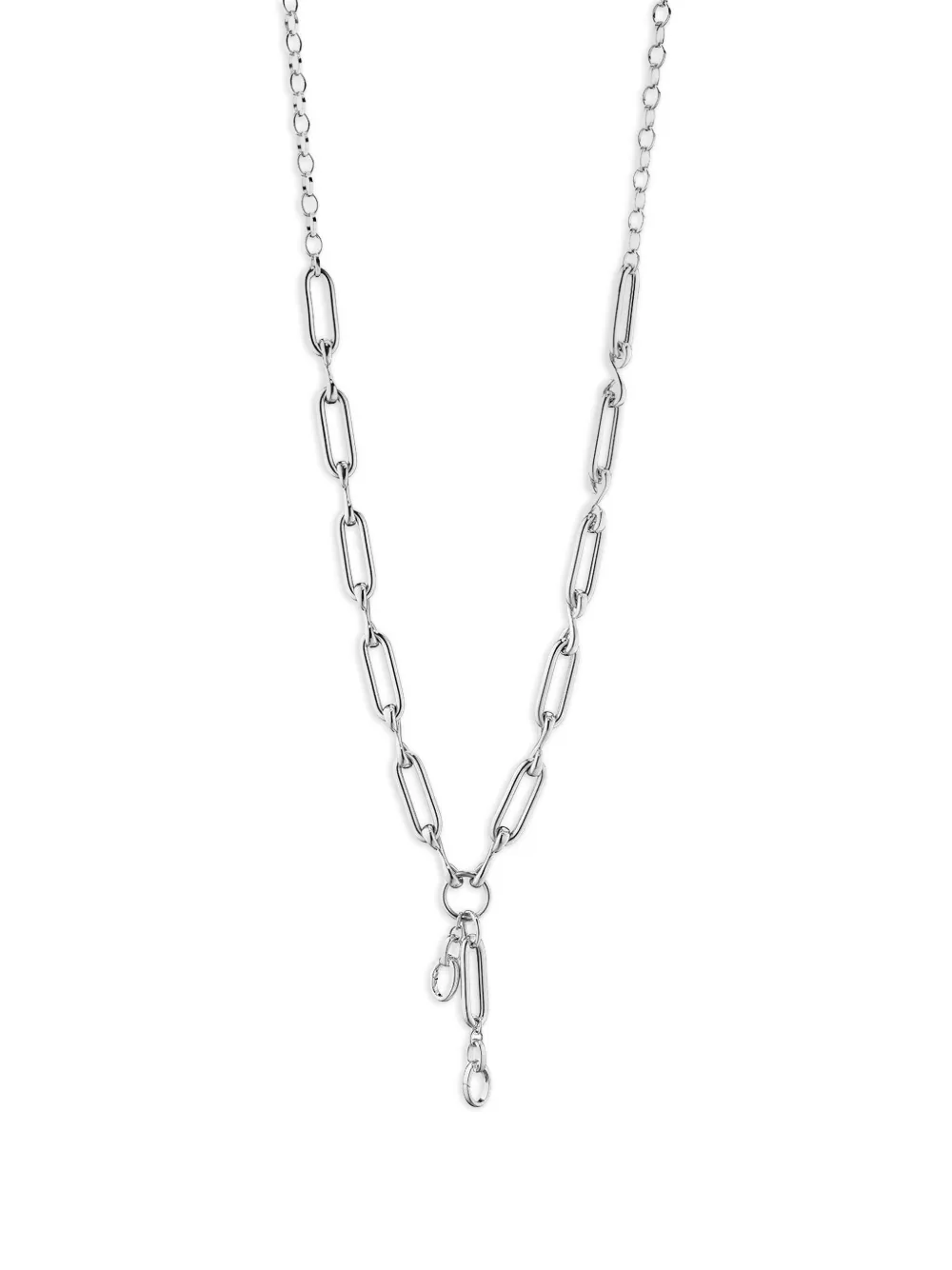 Monica Rich Kosann Infinity Classic Link Chain Necklace In Metallic