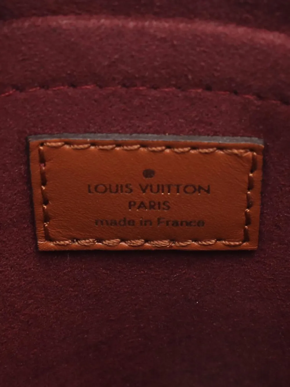 Pre-owned Louis Vuitton 2020 Since 1854 Petit Sac Plat Satchel In Red