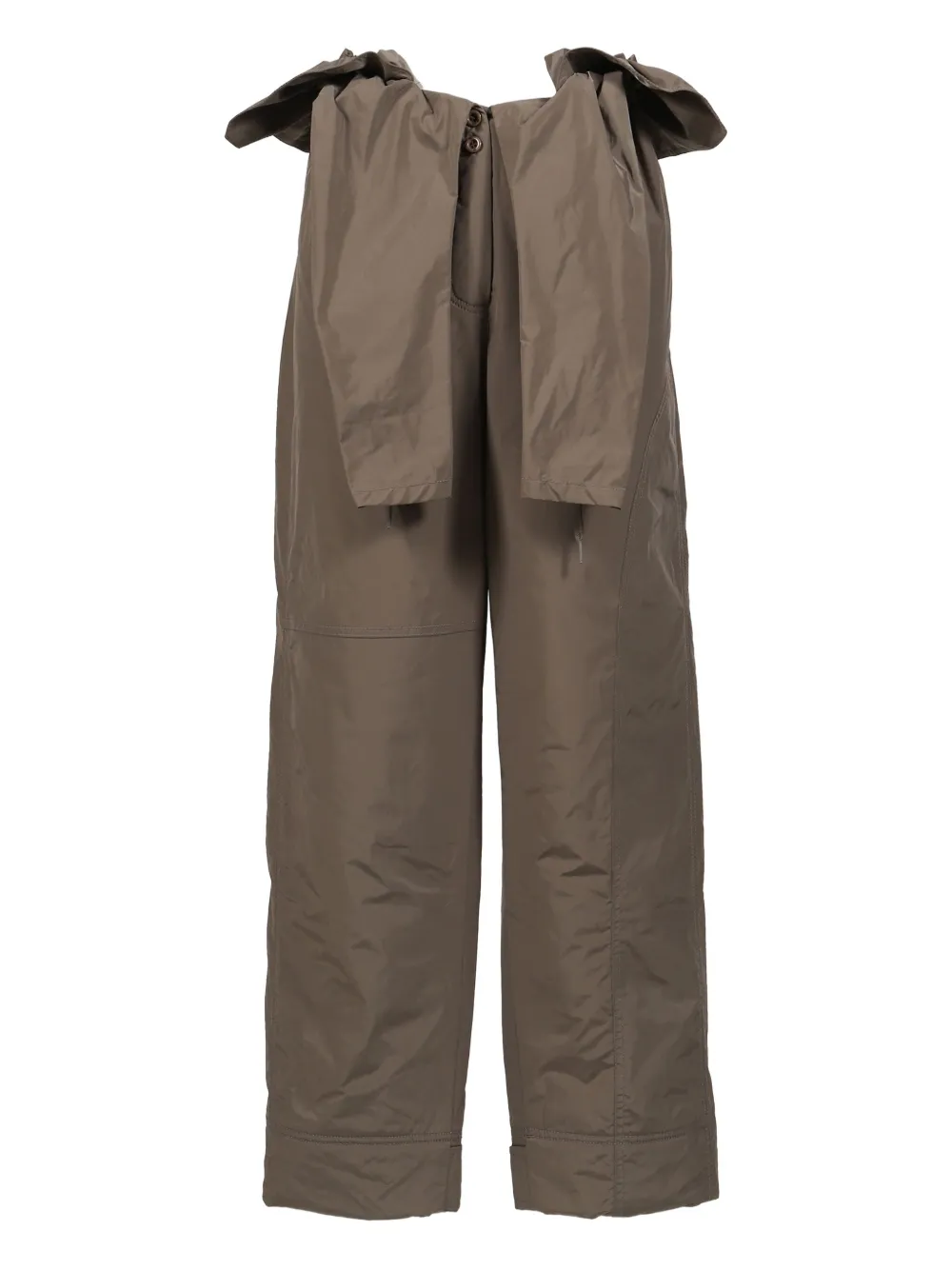 Open YY gathered trousers