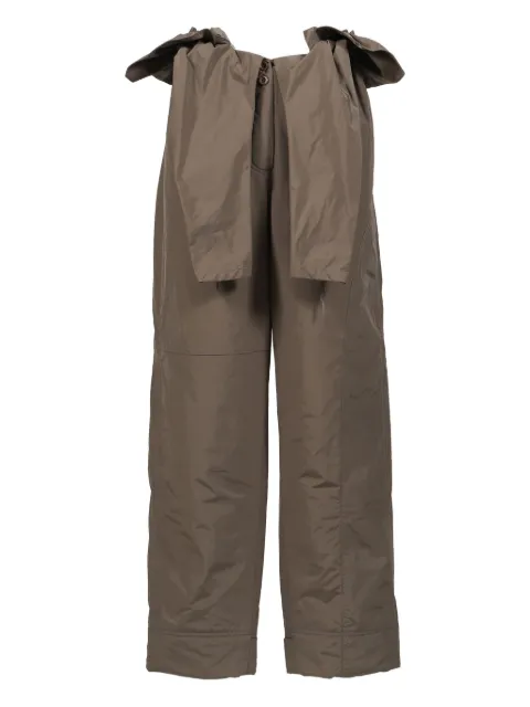 Open YY gathered trousers