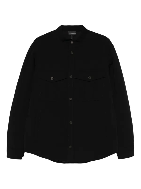 Emporio Armani ポケット シャツ | ブラック | FARFETCH JP