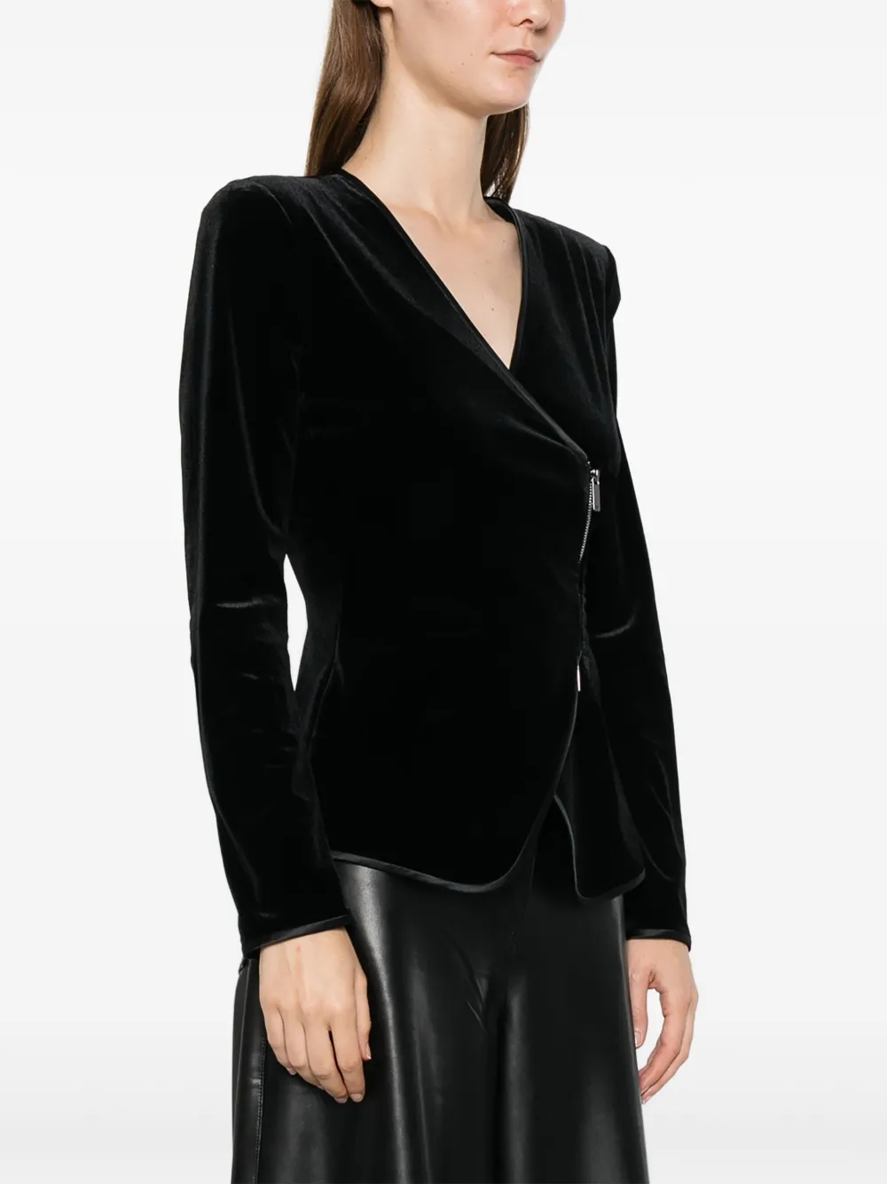 Emporio Armani Jack met ritssluiting Zwart