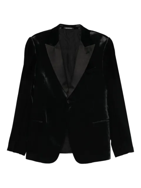 Emporio Armani blazer con solapas de pico