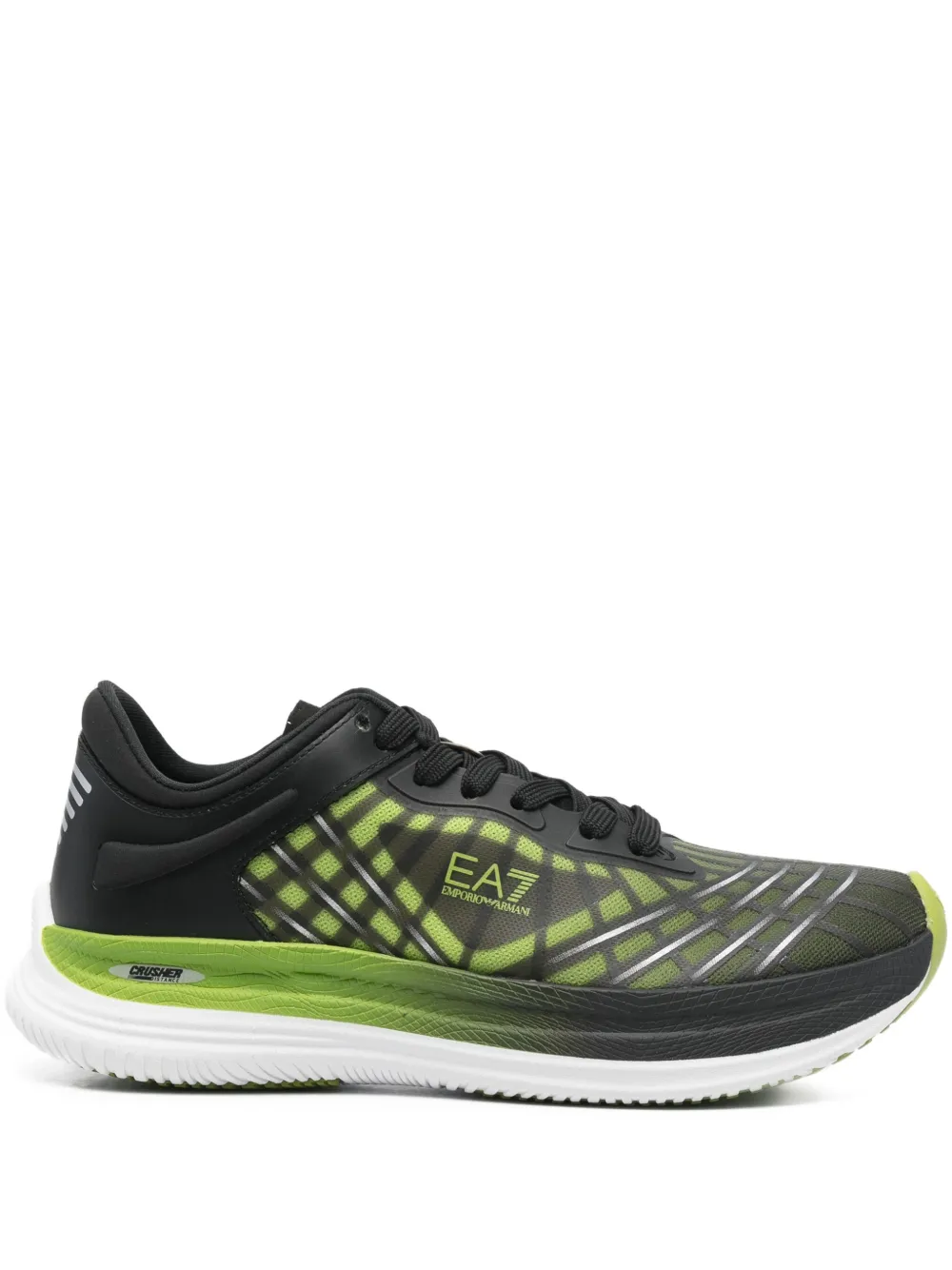Ea7 Emporio Armani EA7 sneakers met patroon Zwart