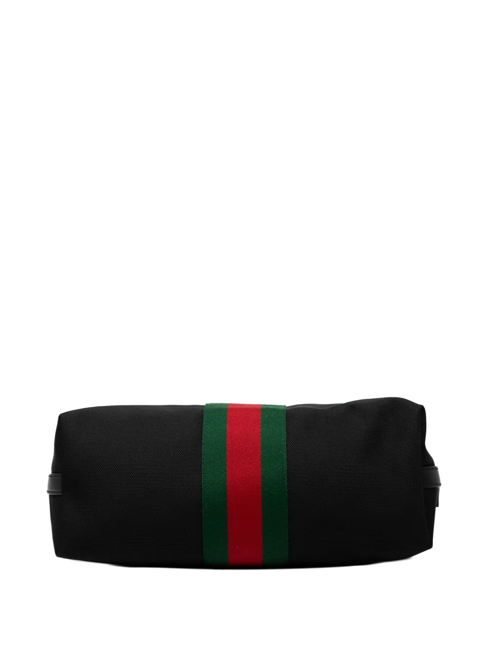 Pre-owned Gucci 2000-2015 Techno Canvas Web Satchel In Black