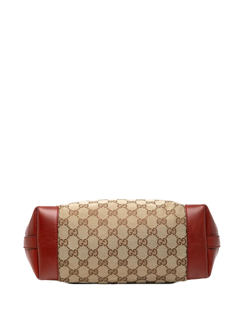 Pre-owned Gucci 2000-2015 Gg Canvas Craft Tote Bag In Brown