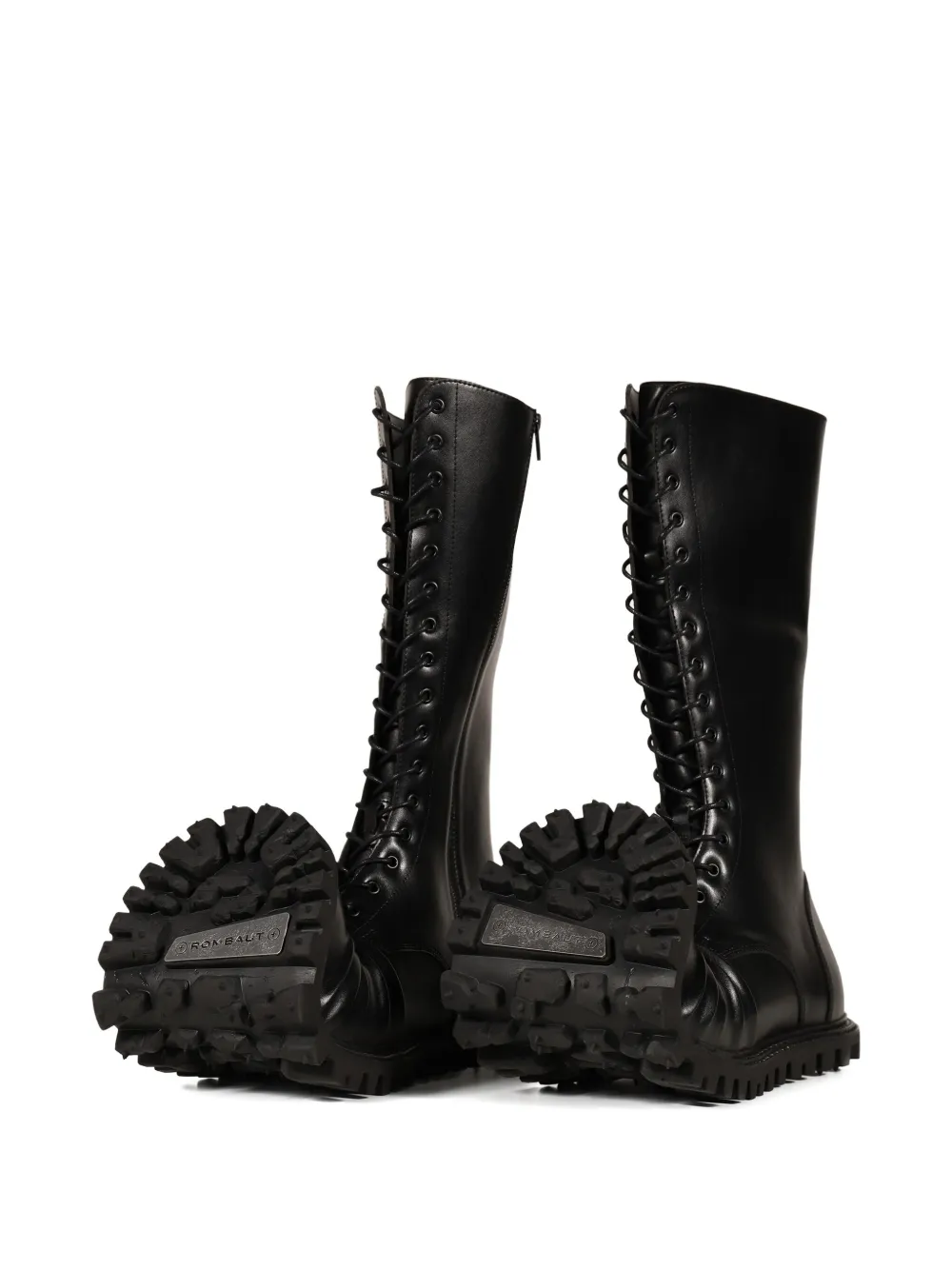 Rombaut botas con agujetas y suela dentada | Botas biker | Image 2