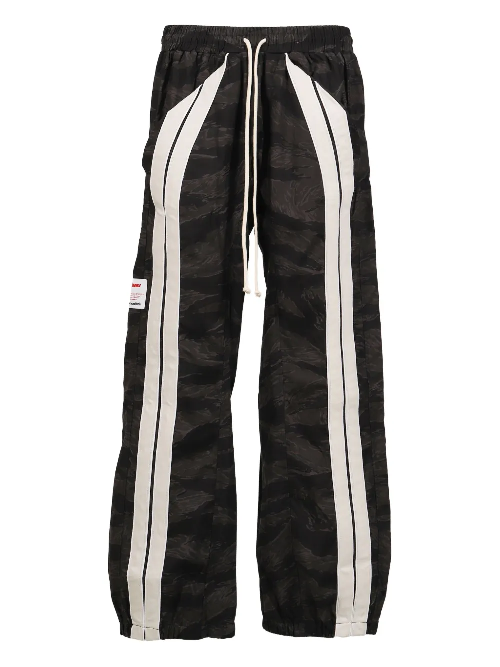 RRR123 stripe trousers | Black | Image 1