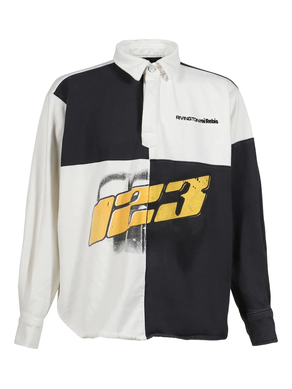 RRR123 polo colourblock | blanc | Image 1